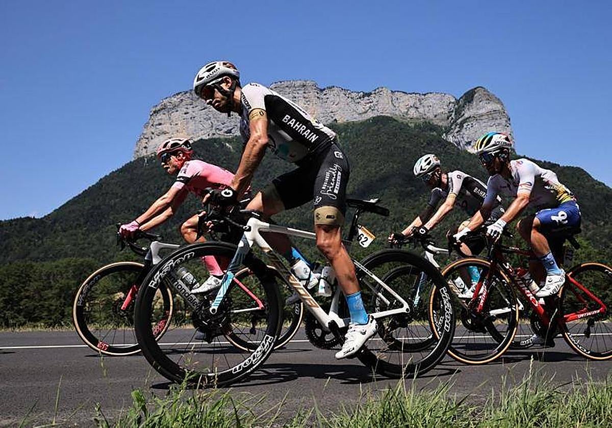 Mikel Landa, durante el pasado Tour.