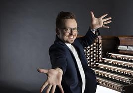 El organista alemán Felix Hell repetirá en el festival este domingo.