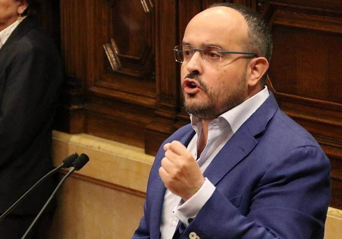 El líder del PP catalán, Alejandro Fernández