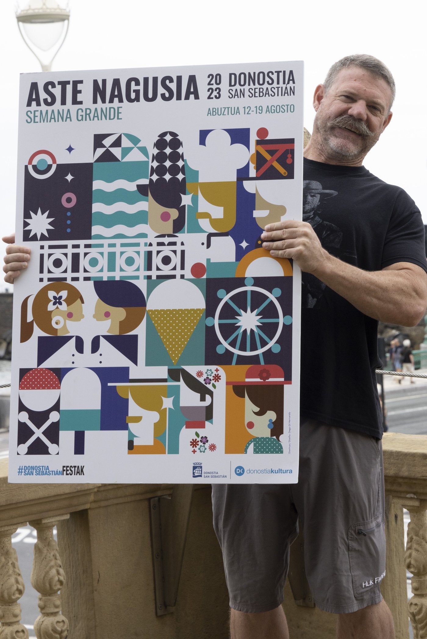 Ryan Richard Stewart, este domingo en el teatro Victoria Eugenia con el cartel de la Semana Grande.