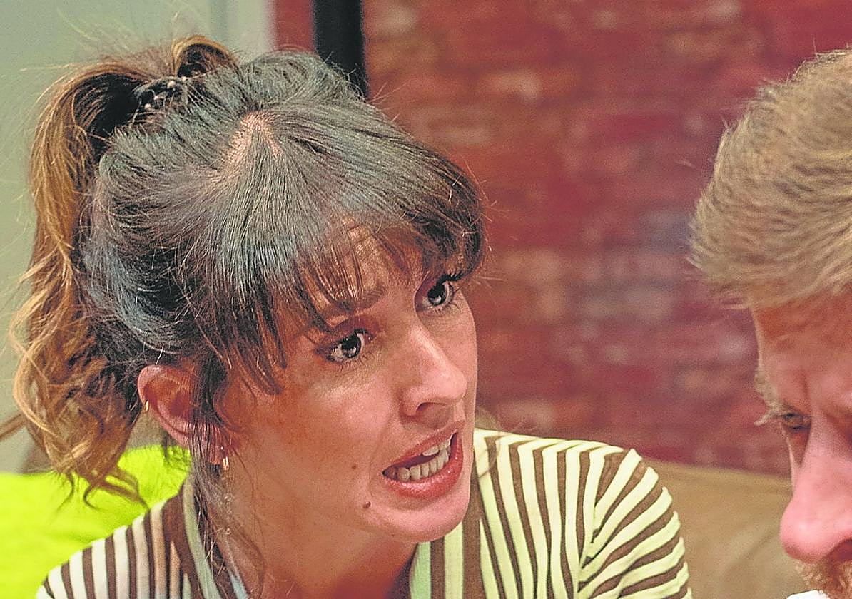 Marina San José durante la función que se representa desde esta tarde en el Victoria Eugenia.