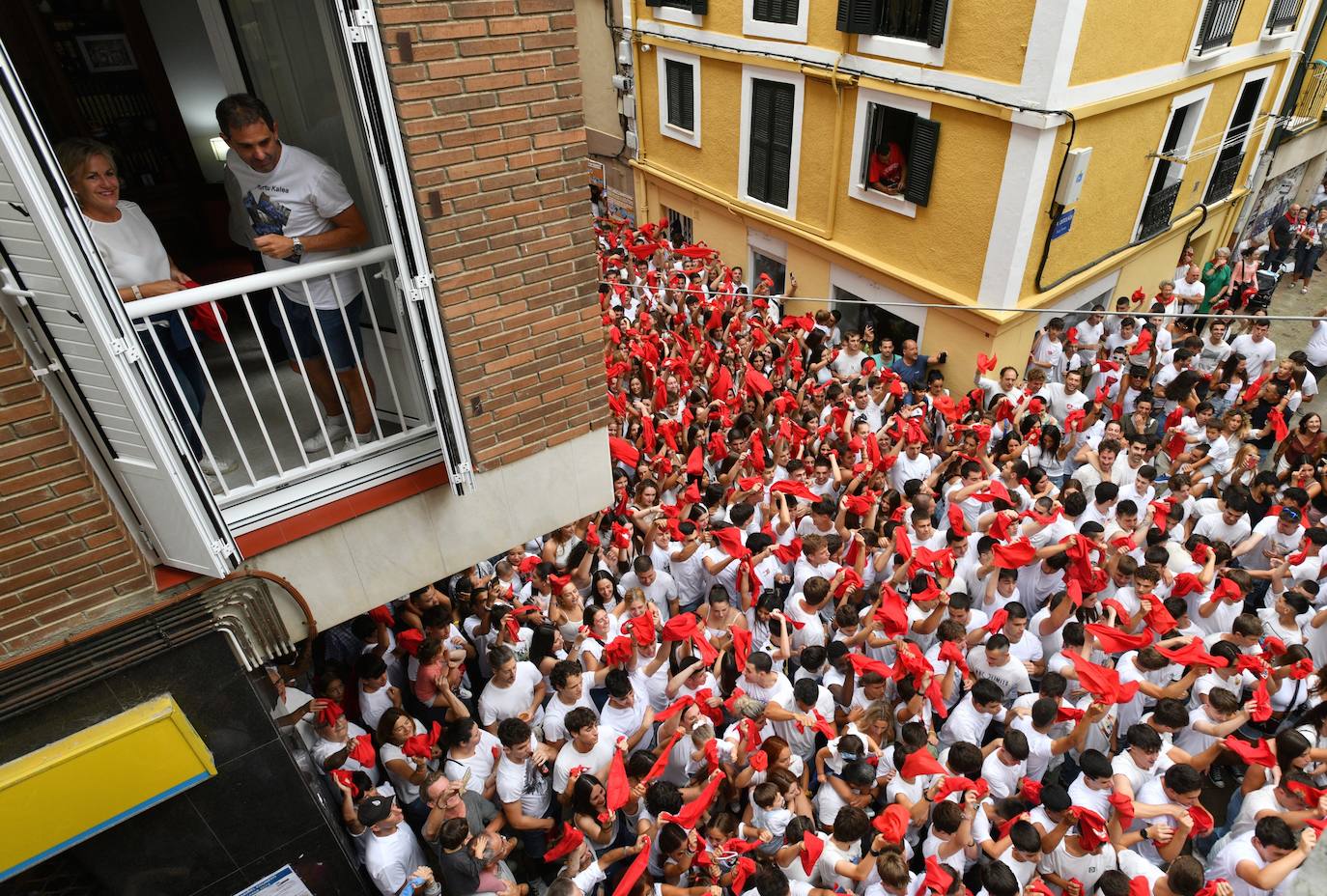 El chupinazo de Deba, en imágenes