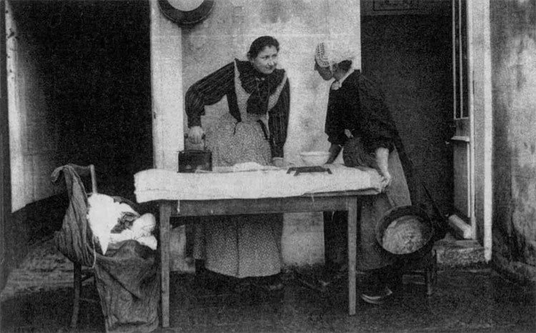 Planchadoras hacia 1920