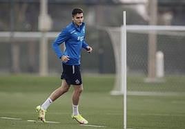 Zakharyan, en un entrenamiento.