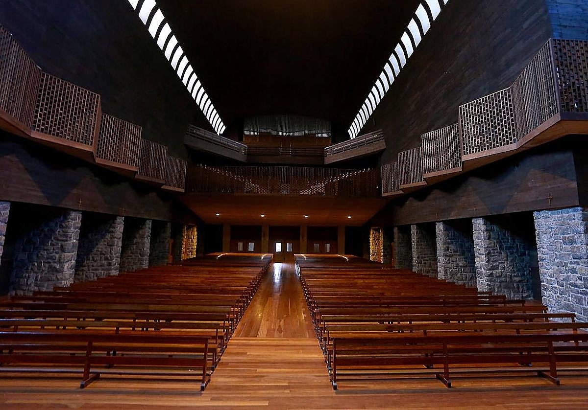 Iglesia del santuario de Oñati.
