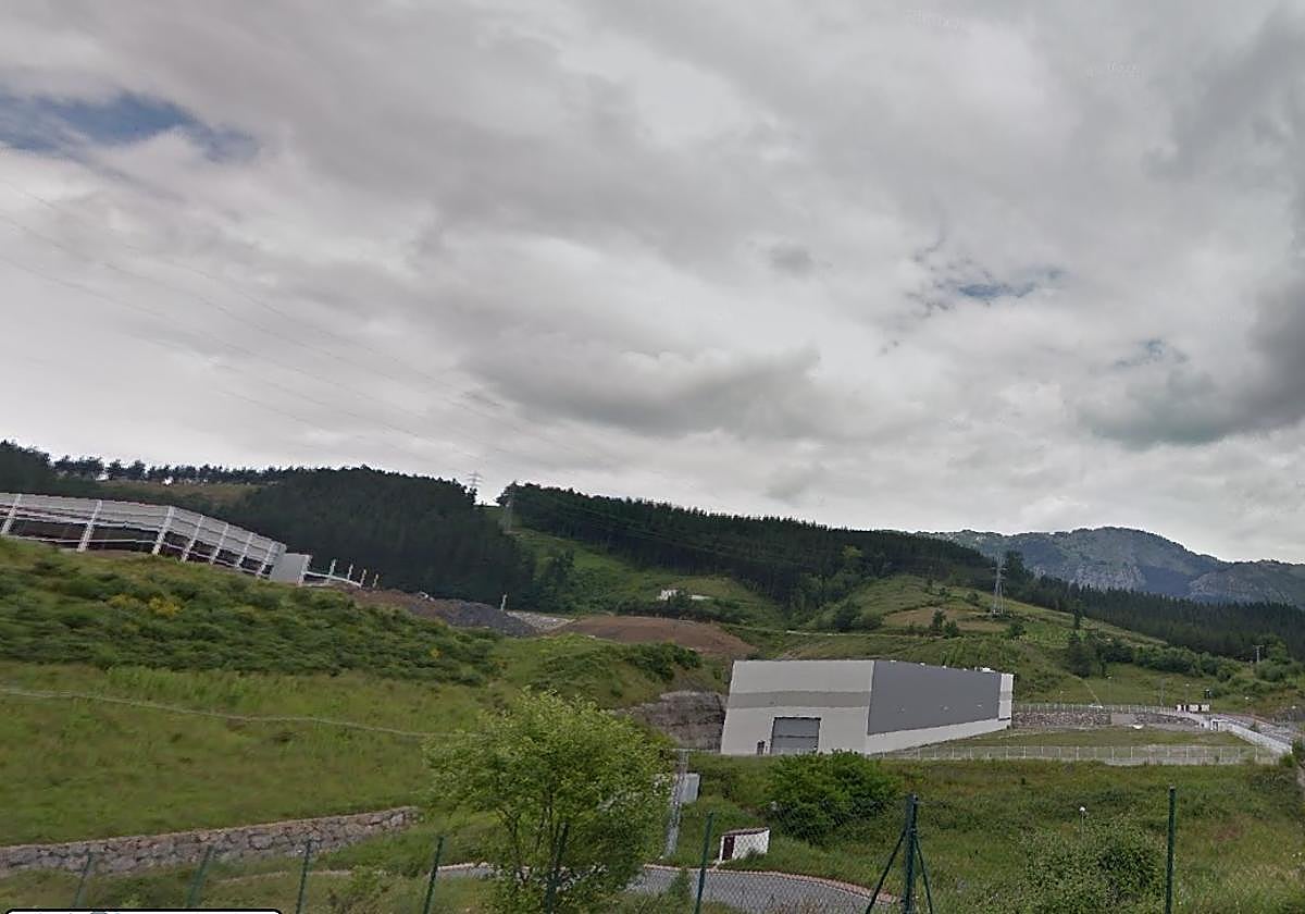 Vista general de una zona del barrio de Urrategi, en Azkoitia.