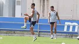 Mikel Merino entrena en Zubieta junto a André Silva