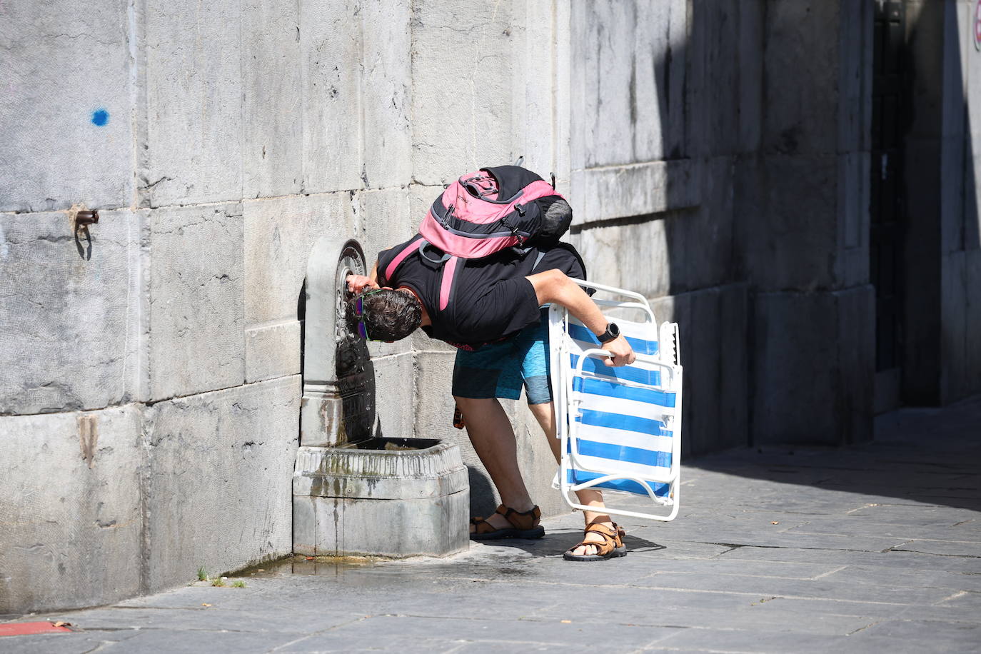 Gipuzkoa se abrasa en una nueva ola de calor