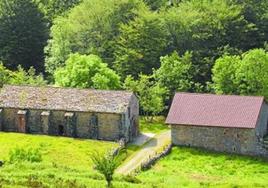 Uno de los puntos del Camino de Santiago por Baztan.