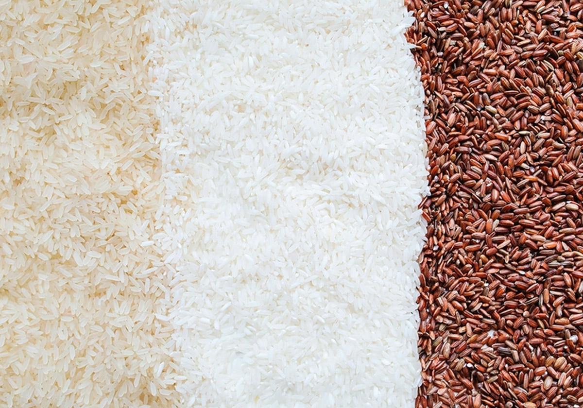 El arroz basmati puede tener una gama cromática que va desde el blanco puro hasta el 'manchado'.