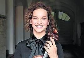 La violinista estadounidense Hilary Hahn.
