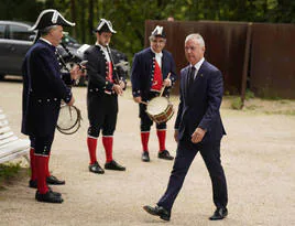 Iñigo Urkullu, llegando al Palacio de Miramar.