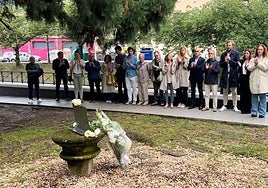 Acto de homenaje a Manuel Indiano en Zumarraga