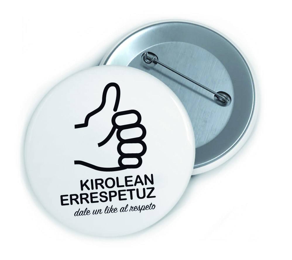 Federaciones y clubes de Gipuzkoa se suman a la campaña Kirolean Errespetuz