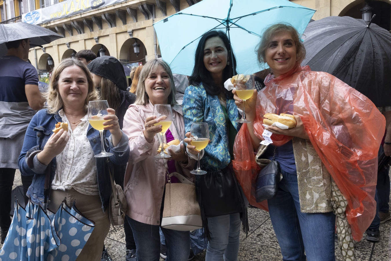 Un Sagardo Eguna pasado por agua