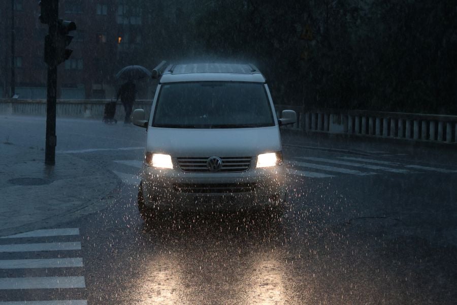 La DANA provoca intensas lluvias en Gipuzkoa