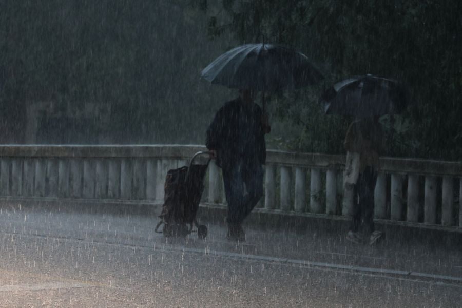 La DANA provoca intensas lluvias en Gipuzkoa
