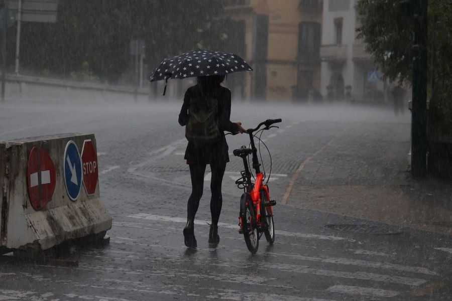 La DANA provoca intensas lluvias en Gipuzkoa