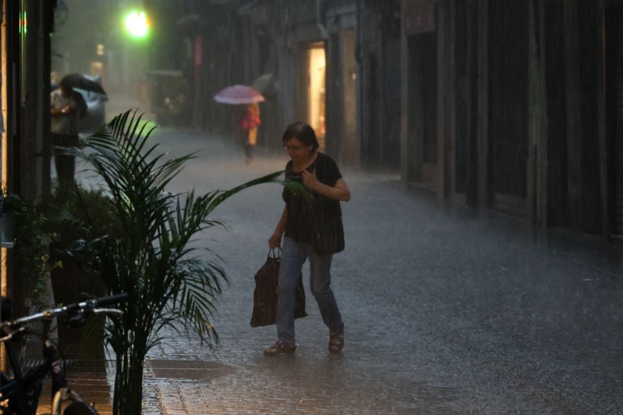 La DANA provoca intensas lluvias en Gipuzkoa