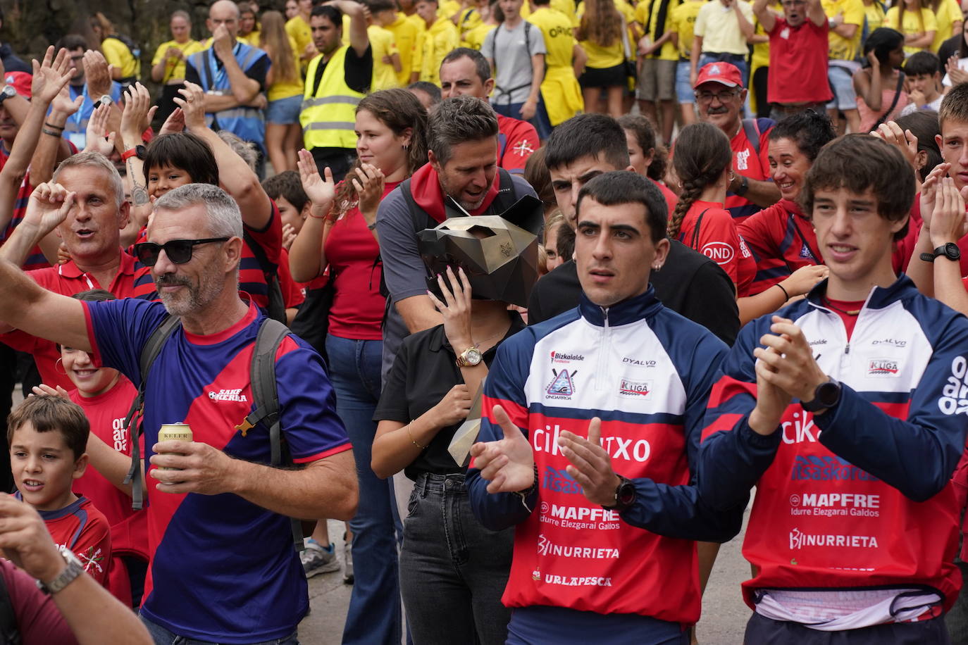 Gran ambiente en Donostia en la primera jornada de la Bandera de La Concha