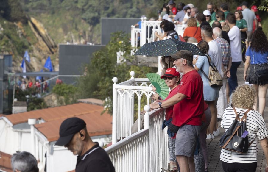Las aficiones toman Donostia en el gran día del remo