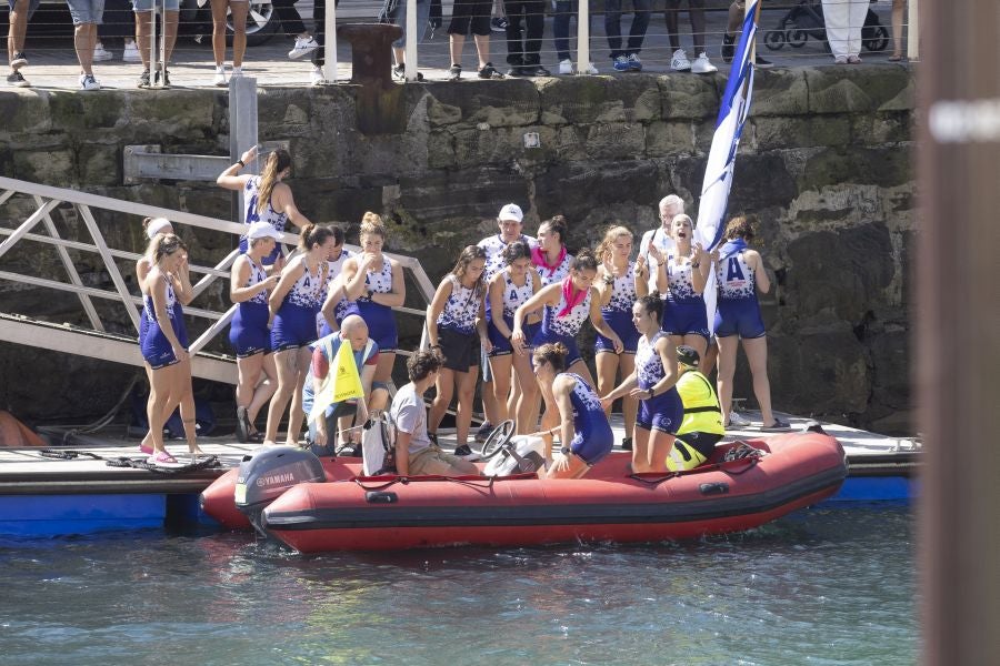Las aficiones toman Donostia en el gran día del remo