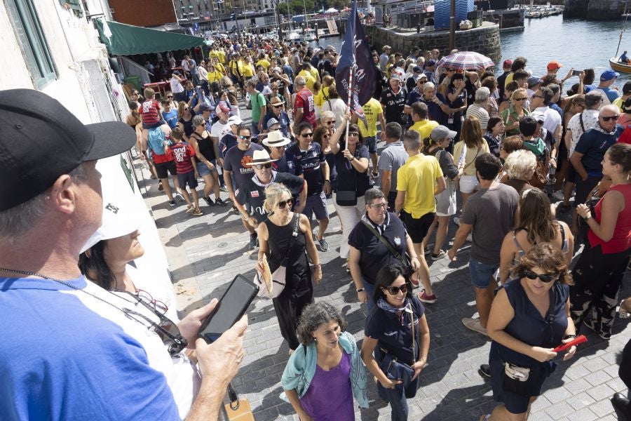 Las aficiones toman Donostia en el gran día del remo