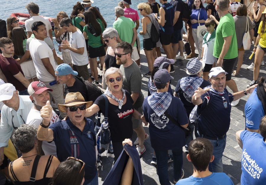 Las aficiones toman Donostia en el gran día del remo
