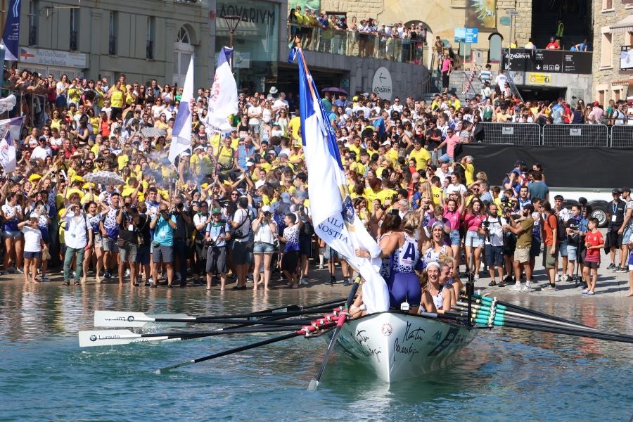 Arraun Lagunak celebra su victoria