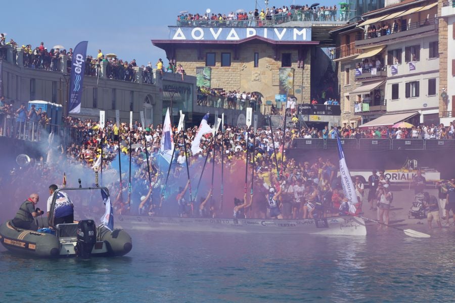 Arraun Lagunak celebra su victoria