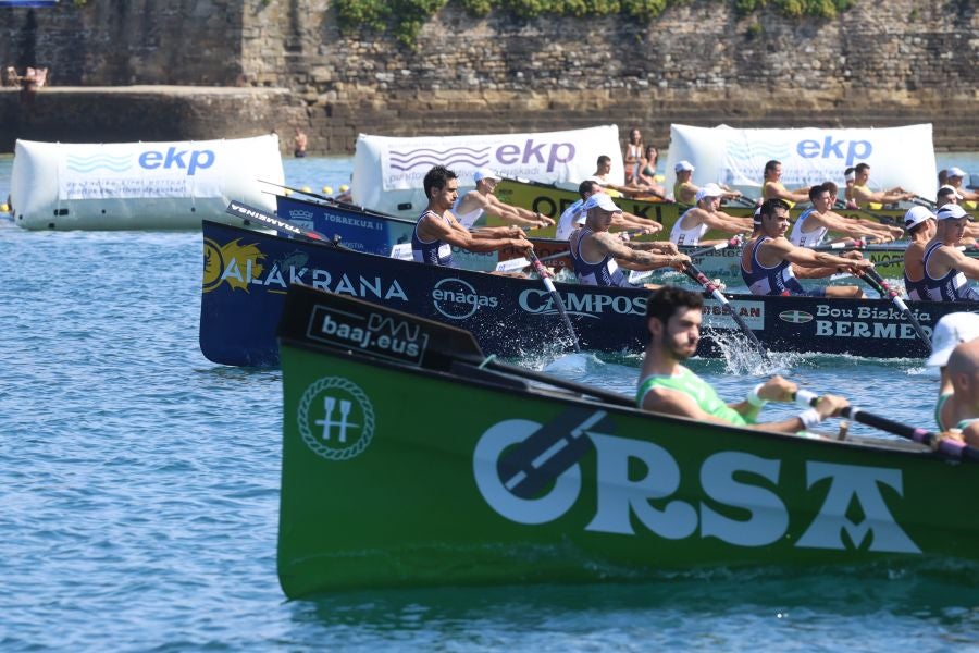 Urdaibai se lleva su séptima Bandera de La Concha