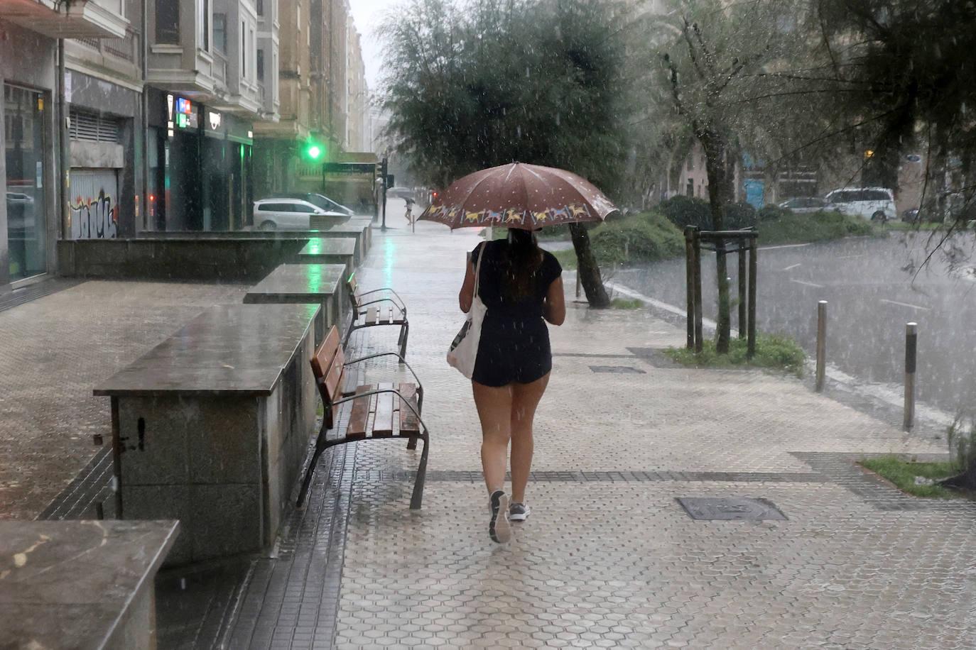 Las tormentas barren Gipuzkoa