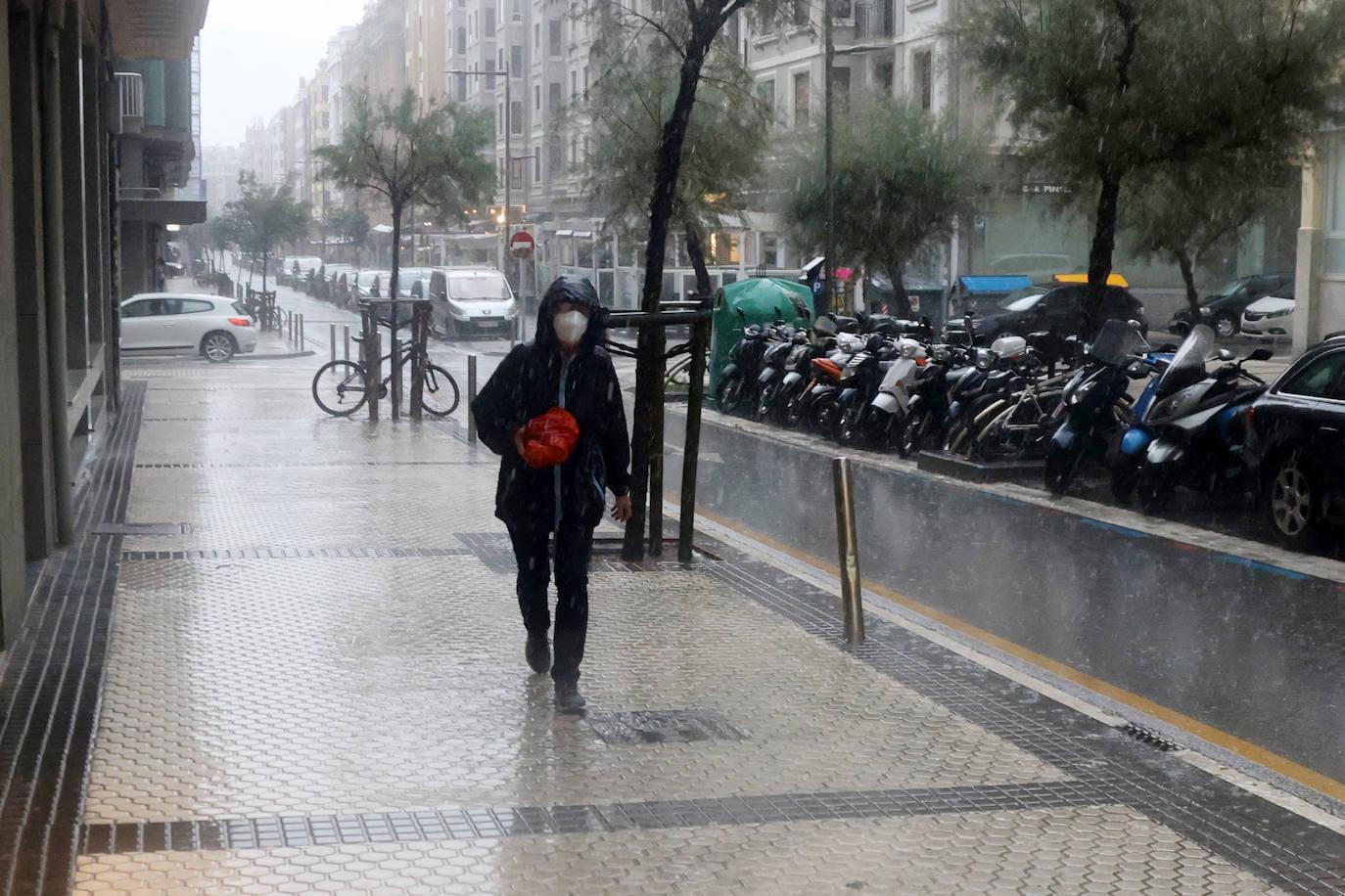Las tormentas barren Gipuzkoa