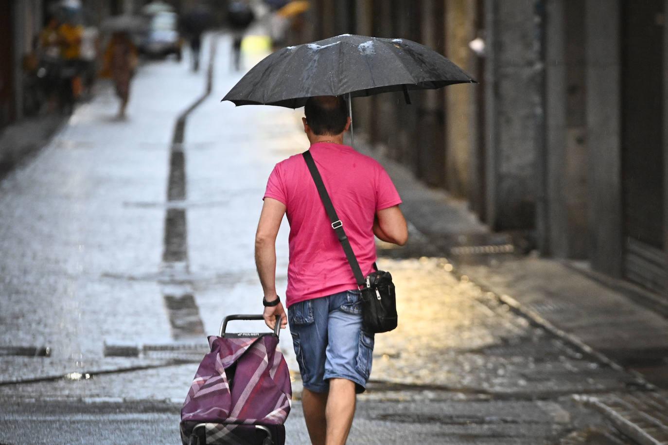 Las tormentas barren Gipuzkoa