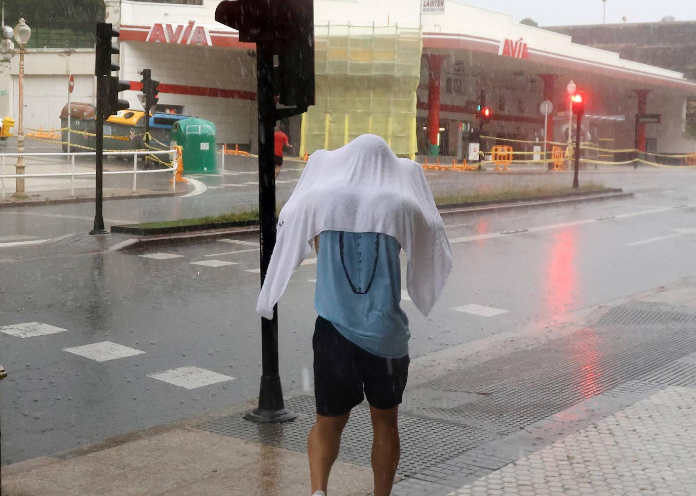 Las tormentas barren Gipuzkoa