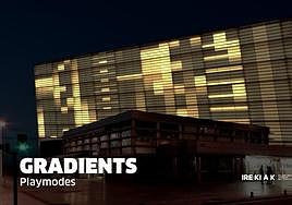 La fachada del auditorio proyectará cada tarde la obra 'Gradients'.