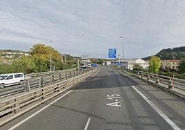 Retenciones finalizadas en la A-15 en Astigarraga tras un accidente entre dos vehículos