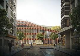 Fotomontaje del proyecto GOe del Basque Culinary Center