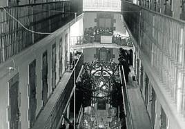 Interior de la cárcel de Ondarreta.