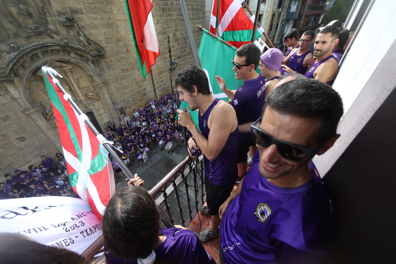 Recibimiento por todo lo alto en San Pedro