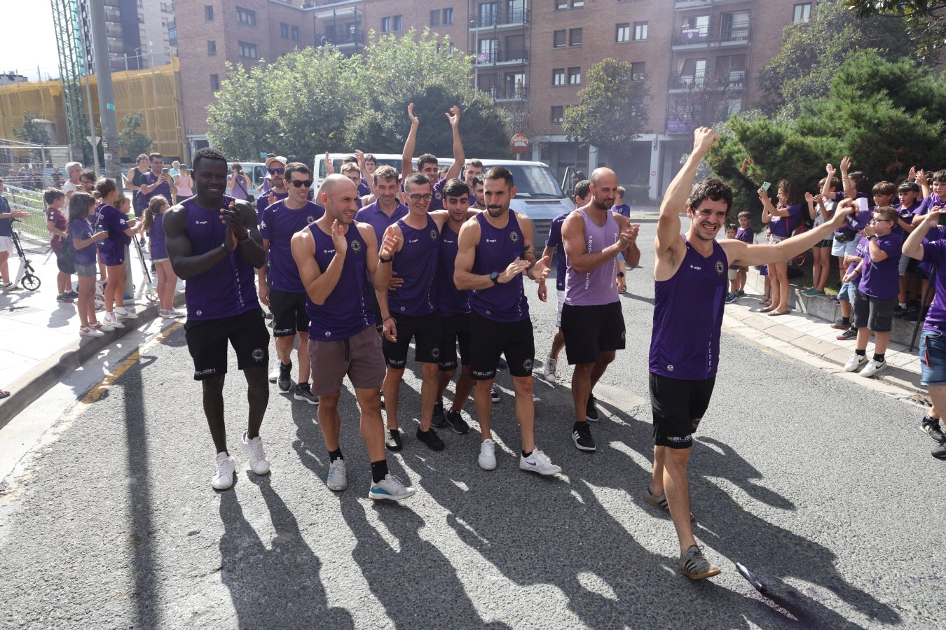 Recibimiento por todo lo alto en San Pedro