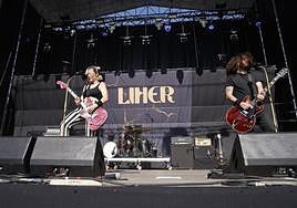 Liher taldeko kideak, uda honetan Azkenan eskainitako kontzertuan.