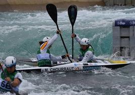 Chourraut, en la prueba de K1 por equipos de esta semana.