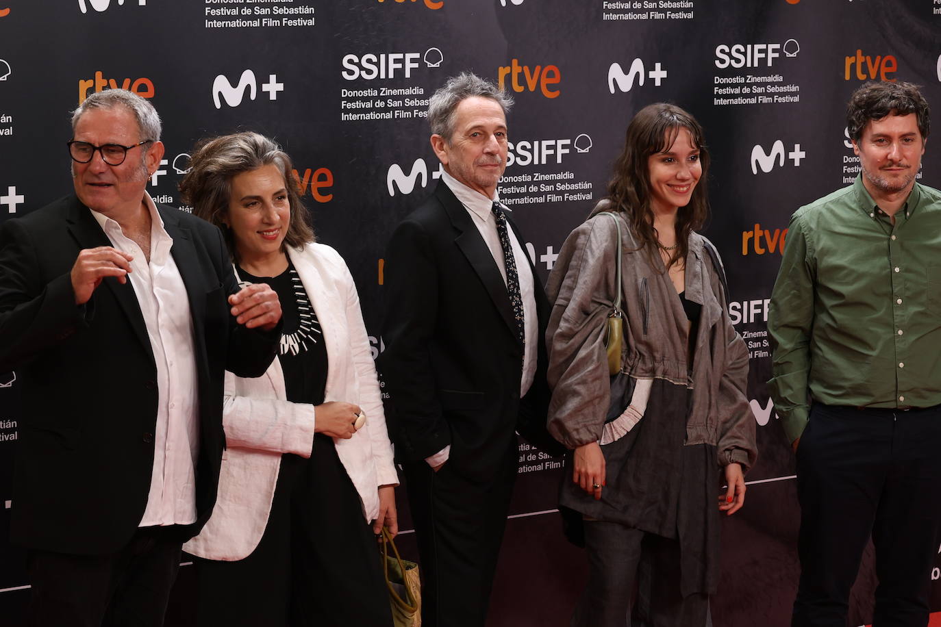 Alfombra roja de la gala inaugural del Zinemaldia