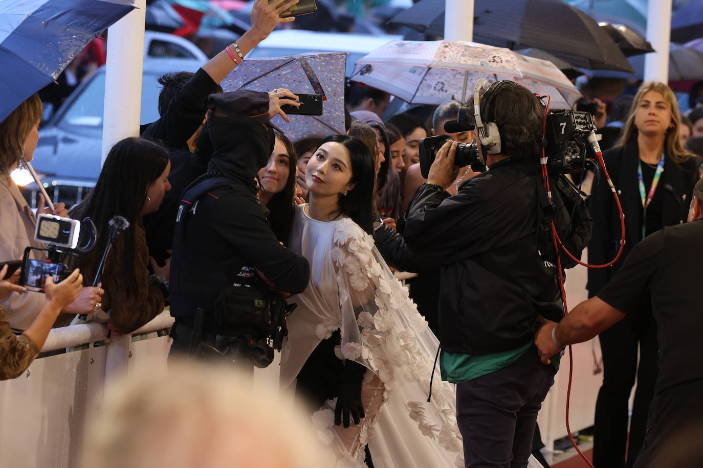 Alfombra roja de la gala inaugural del Zinemaldia