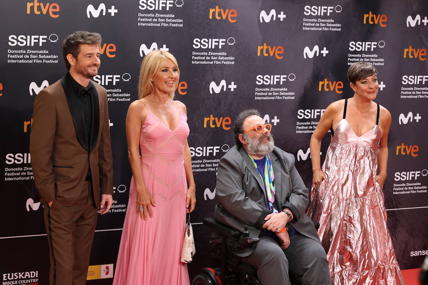 Alfombra roja de la gala inaugural del Zinemaldia