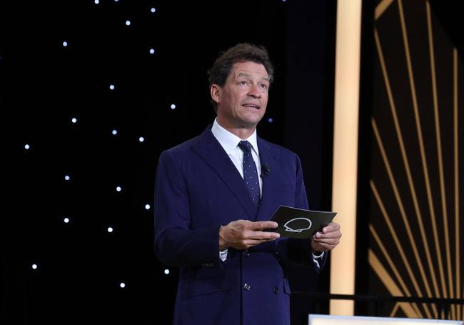 El actor Dominic West, en la gala.