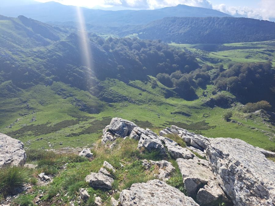 Impresionantes vistas desde la cima Ttuntturre