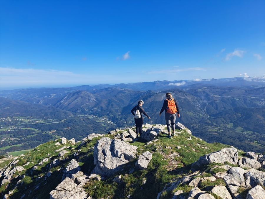 Impresionantes vistas desde la cima Ttuntturre