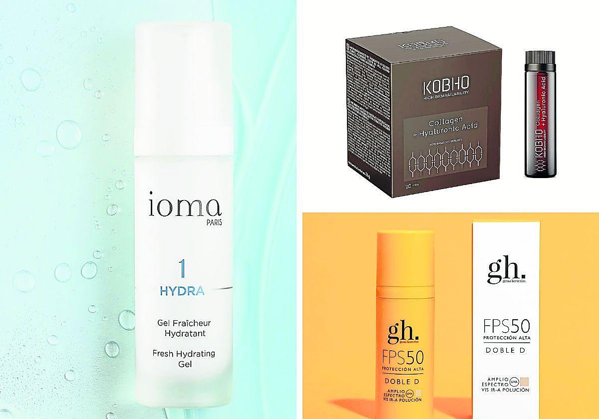 Kobho, IOMA Hydra Gel 1, y gh Doble D.
